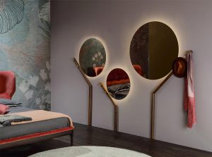 Family Modern Italian Wall Mirror by Tonin Casa 2