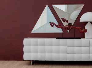 Imperia Modern Italian Wall Mirror by Tonin Casa