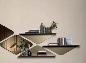 Matrix Modern Italian Wall Mirror by Tonin Casa