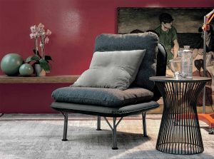 Maya Modern Italian accent chair by Tomasella 1
