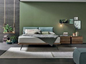 Piuma modern italian bed by tomasella blu