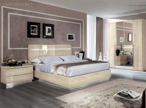 Platinum Ivory modern bedroom by Camelgroup