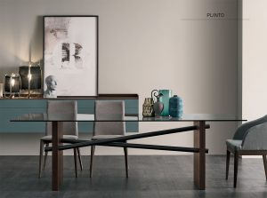 Plinto Modern Italian dining table by Tomasella
