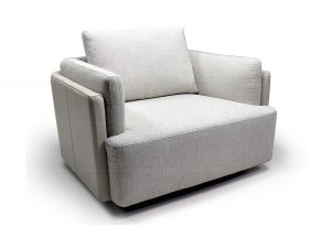 Sunset Modern Italian accent chair by Nicoline white