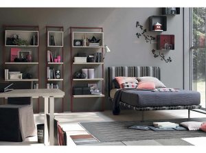 Tommy Young 01b Modern Bedroom by Tomasella shelves
