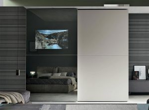 Vision 542 Sliding Door Wardrobe by Tomasella