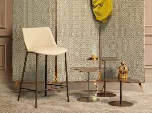 Agata Modern Italian Counter Stool by Tonin Casa main