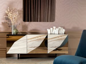 Alcione Modern Italian Sideboard by Tonin Casa 1