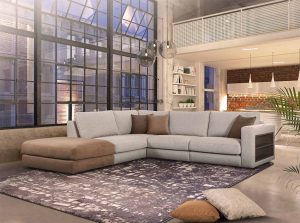 Allante Modern Sectional Sofa by Iskra European Sofa