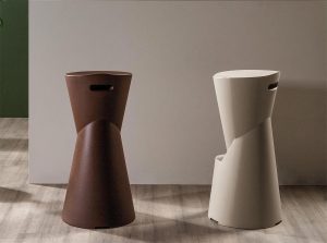 Batik Modern Italian Bar Stool by Tonin Casa