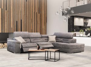 Beaumont Stella Modern Recliner Sectional Sofa European Sleeper Sofa 1