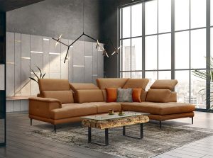 Carter Stella Modern Sectional Sofa European Sofa orange
