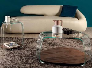 Chakra Modern End Table by Tonin Casa Italy set