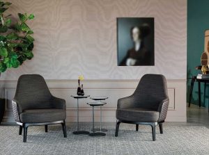 Cleo Modern Italian Accent Chair by Tonin Casa