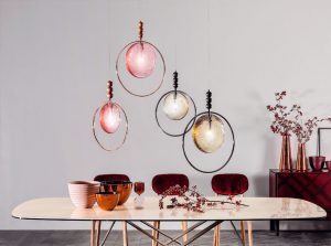 Dreamy Modern Italian Table Lamp by Tonin Casa