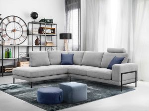 Flavio Stella Modern Sectional Sofa European Sofa blue