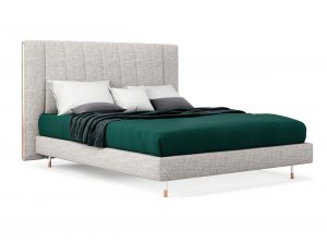 Ginevra Modern Upholstered Bed by Novaluna Italy 07