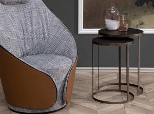 Hammer Modern End Table by Tonin Casa Italy
