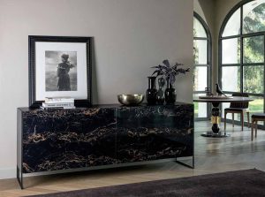Idra Modern 2 Door Sideboard by Tonin Casa Italy side