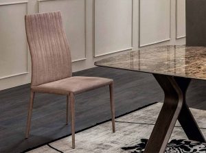 Josefine Modern Italian Dining Chair by Tonin Casa table