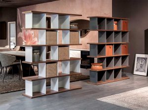 Kaspar Modern Bookcase by Tonin Casa Italy front