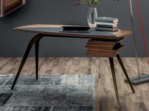Log Modern Office Desk by Tonin Casa Italy