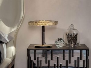 Macrabe Modern Italian table lamp by Tonin Casa far