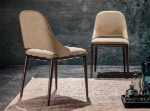Malva Modern Italian Dining Chair by Tonin Casa room