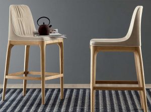 Mivida Modern Italian Bar Stool by Tonin Casa
