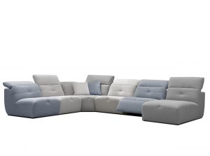 Moon Noeme Modern Recliner Sectional Sof white