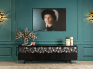 Plume Modern sideboard by Tonin Casa Italy 4 door