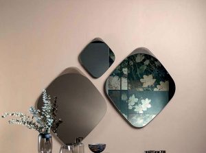 Python Modern Italian Wall Mirror by Tonin Casa