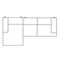 Sectional W97.6″ x 69″