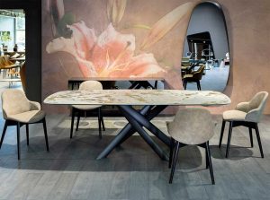 Stlyle Contemporary Dining Table by Tonin Casa Italy 1