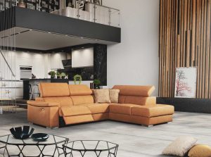 Trevor Modern Recliner Sectional Sofa by Iskra European Sofa