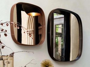 Vega Modern Italian Wall Mirror by Tonin Casa 1