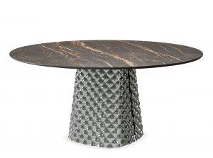 atrium keramik round dining table by cattelan italia 1
