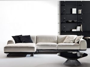 Brandy Modern Sofa by Gamma Italy chaise