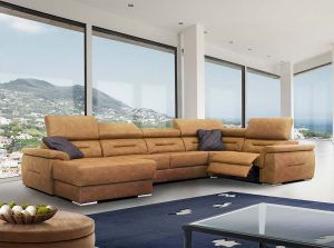 Domino Stella Modern Sectional Recliner Sofa European Sleeper Sofa main