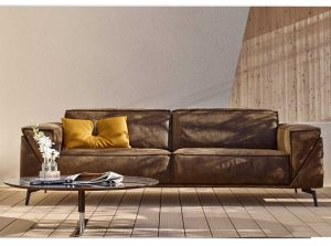 Edwin Modern Sofa by Gamma Italy front