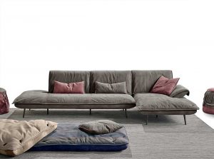 Escape Contemporary Sectional Sofa By Gamma Italy front