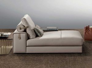 Gregory Contemporary Sofa By Gamma Italy back chaise