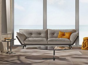 Hollywood Transitional Sofa by Gamma Italy side