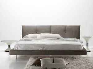 Jack Modern Bed by Gamma Italy Upholstered front