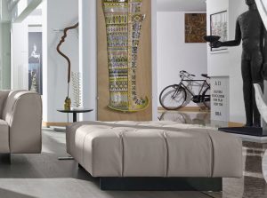 Marlon Modern Ottoman by Gamma Italy option corner