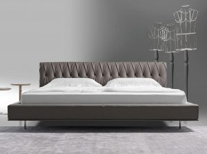 McQuee Italian Bed by Gamma Arredamenti close