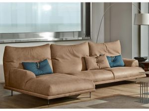 Wolf Modern Sectional Sofa By Gamma Arredamenti Italy chaise
