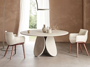maxim argile round dining table by cattelan italia 1