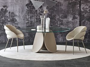 maxim round dining table by cattelan italia 1