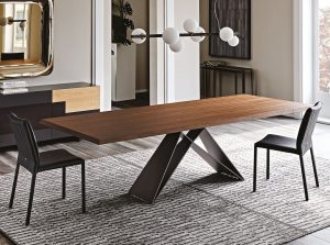 premier wood drive dining table by cattelan italia 1